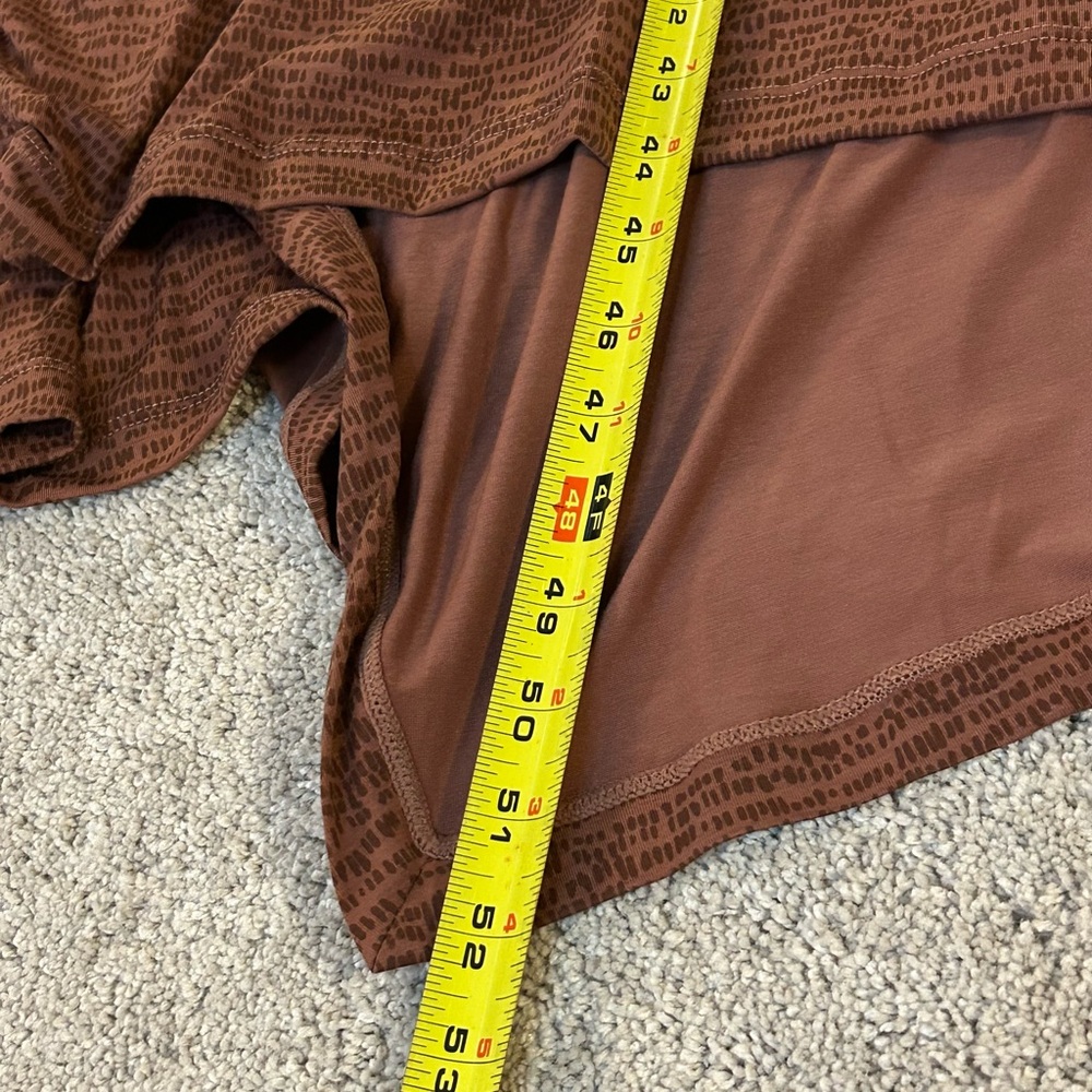 Prana Rust orange & Brown Racerback Maxi Dress - Picture 6 of 7